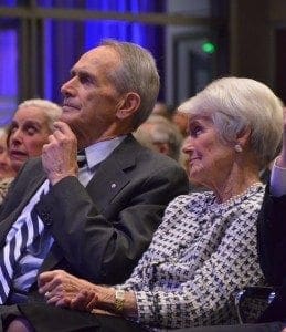 Dr. John Evans and his wife, Gay Evans