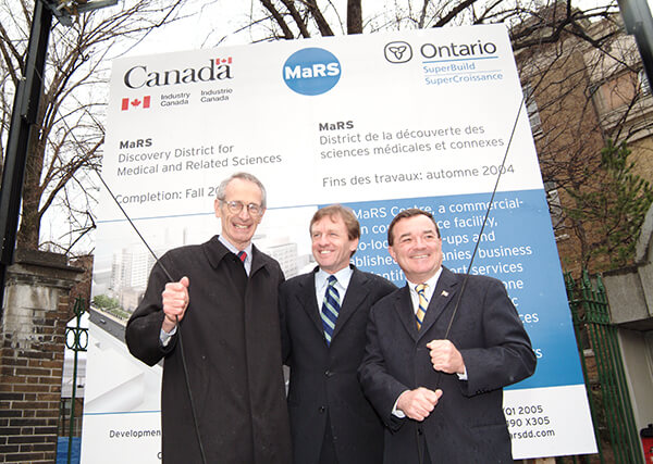 Dr. John Evans, Allan Rock, the Honourable Jim Flaherty