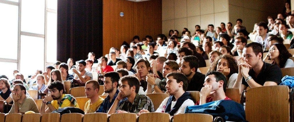 Students in lecture hall