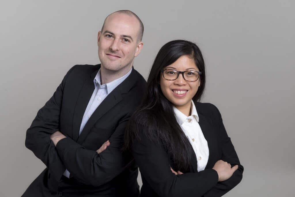 Evan Moses and Jessica Ching, co-founders of Eve Medical