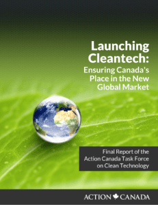 The Action Canada Fellows, in consultation with energy leaders, produced a report that presented three recommendations to improve adoption of Canadian cleantech technologies domestically.