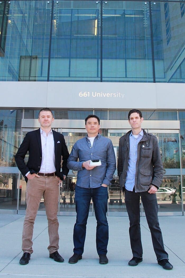 Jason Gamblen, James Wu and Matt MacGillivray, co-founders, InnerSpace