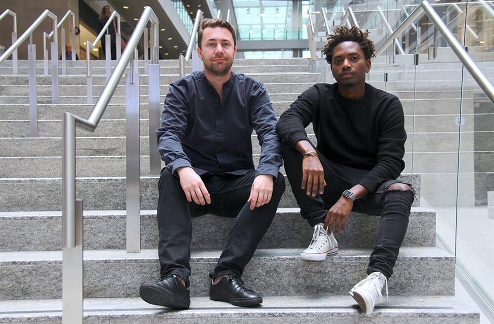 Clinton Robinson and Kofi Gyekye, co-founders of Lane.