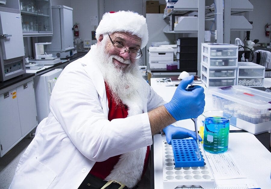 Santa is a scientist. And he’s going carbon neutral this year