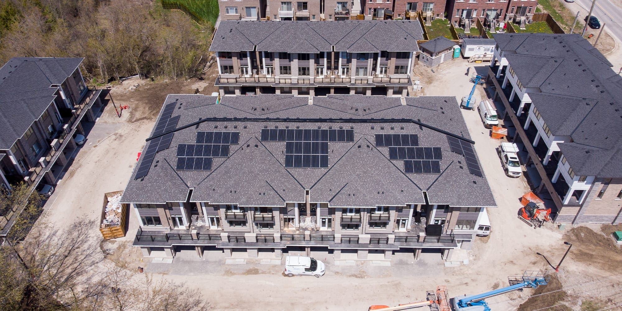 A new housing development in Pickering offers a glimpse into the future of green energy