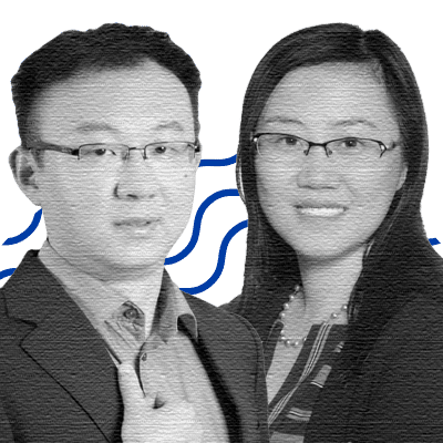 Yang Shao, CEO of Geneseeq China; Xue Wu, CEO of Geneseeq Canada